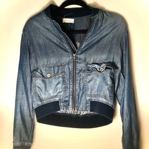 HP🎉 Bella Dahl || Denim Bomber Jacket